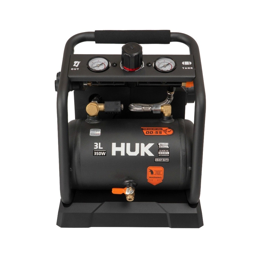Máy nén khí vừa Dùng Điện và Dùng Pin HUKAN G3-ACDC-N3