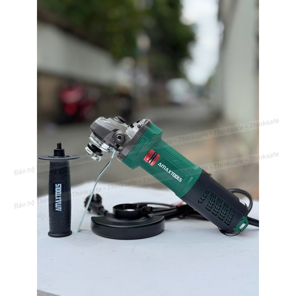 Máy Mài Góc Điện 100mm AMAXTOOLS AMD1300BL Động Cơ Không Chổi Than, Công Suất 1300W - 2000W, Siêu Bền Tốc Độ 11000v/p