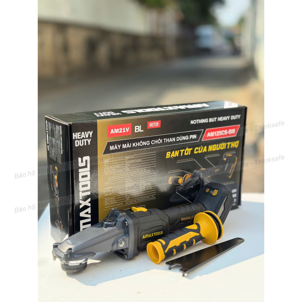 Máy mài góc pin 125mm AMAXTOOLS AM125CS-SM