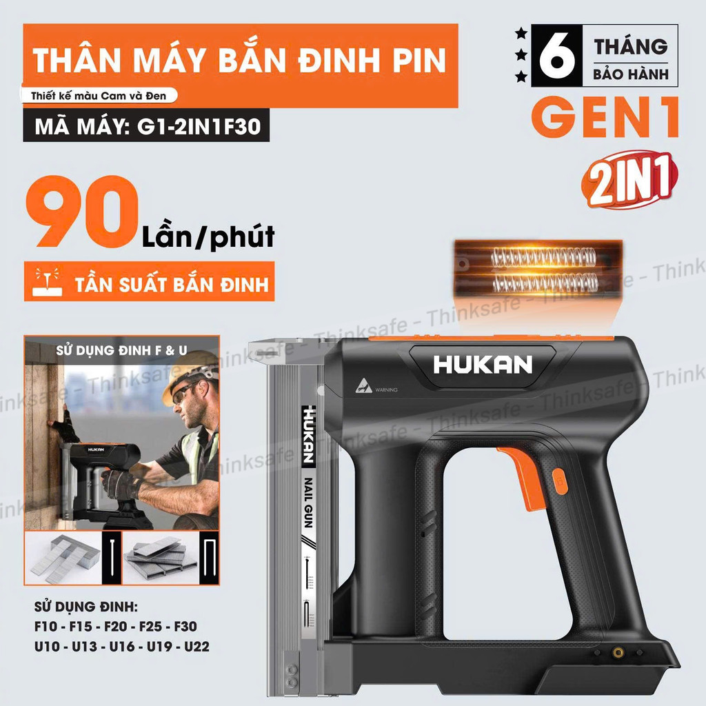 Thân máy bắn đinh gỗ Hukan G1-2IN1F30