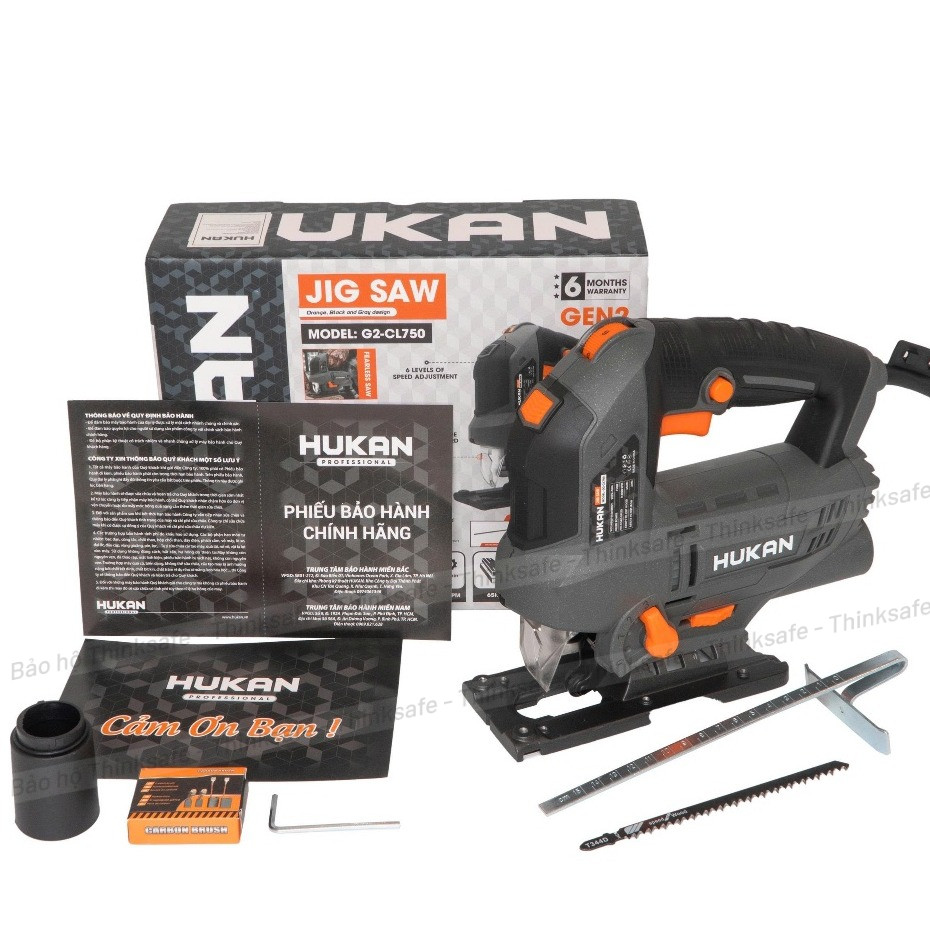 Máy cưa lọng điện HUKAN Gen2 G2-CL750, Công suất 750W