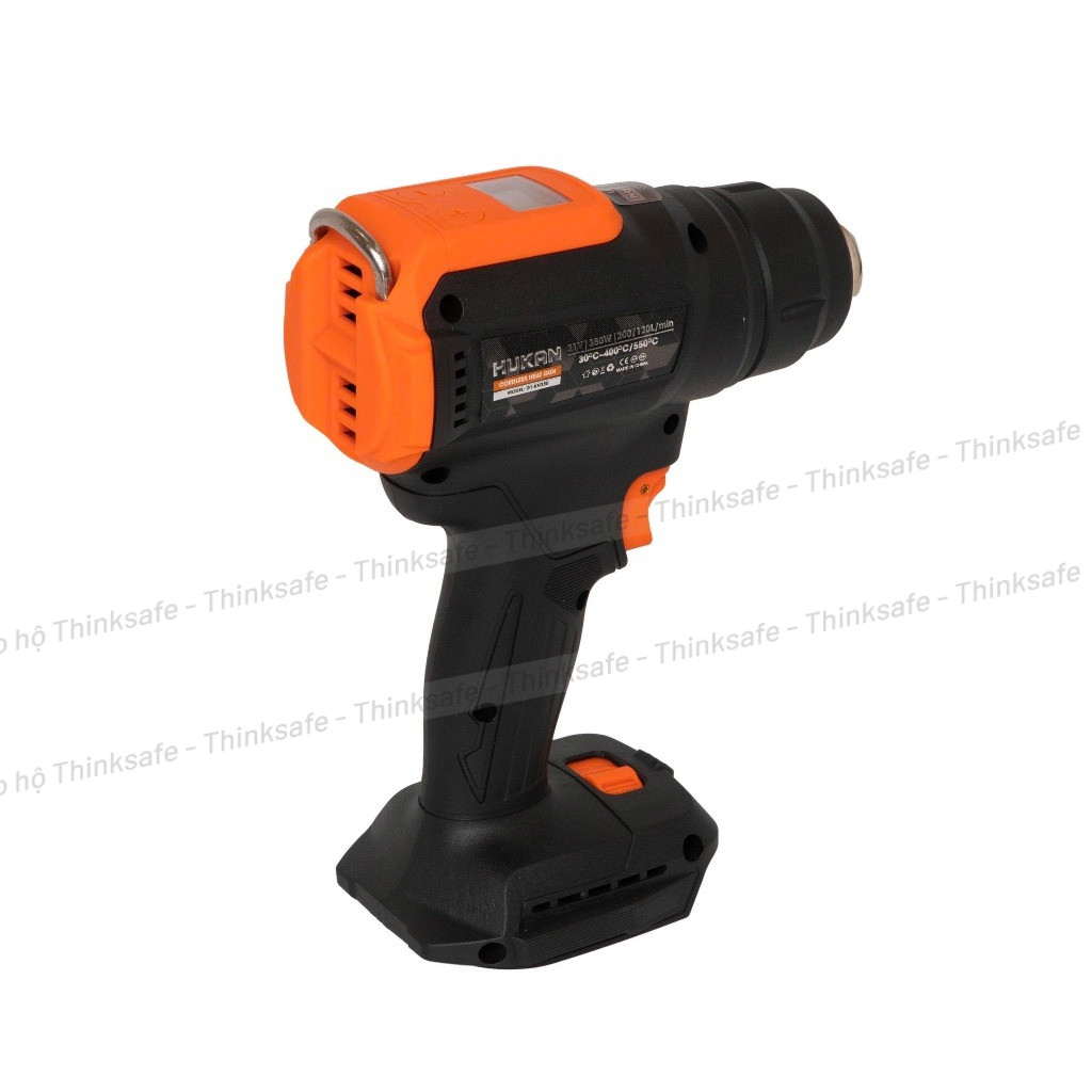 Máy Khò Nhiệt Pin 21V HUKAN G1-KN350 Công suất 350W, Nhiệt độ 30–550℃ | Lưu Lượng 200L/Phút, Không Chổi Than