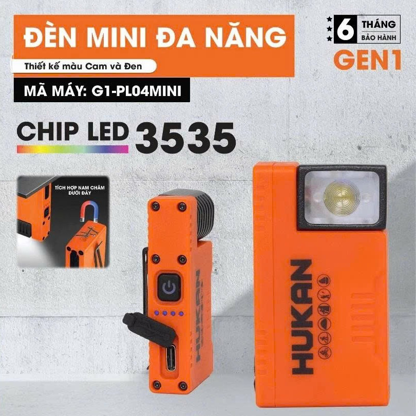 Đèn mini đa năng HUKAN G1-PL04MINI
