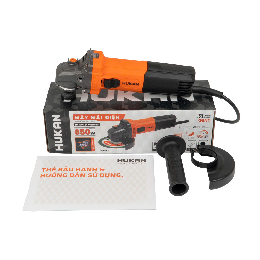 Máy mài góc điện công tắc cạnh 850W HUKAN G1-AG850PRO