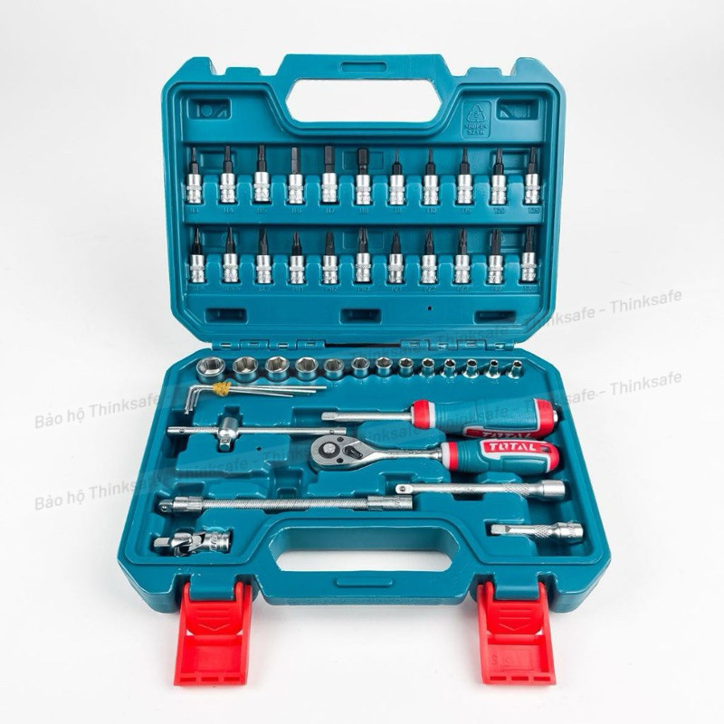 Bộ đầu tuýp 1/4 inch 20-46 chi tiết TOTAL