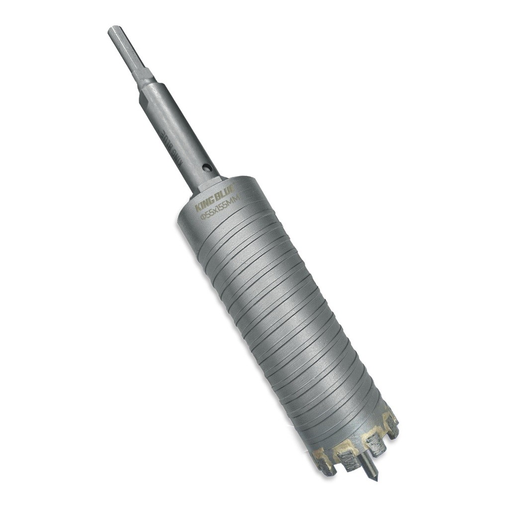 Mũi khoan rút lõi khô KRS NEW KingBlue me kim cương khoan ngọt siêu bền phi 55, 60, 63