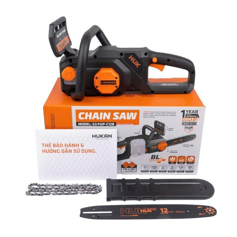 Máy Cưa Xích Pin 21V HUKAN GEN3 G3-YUP-C12B