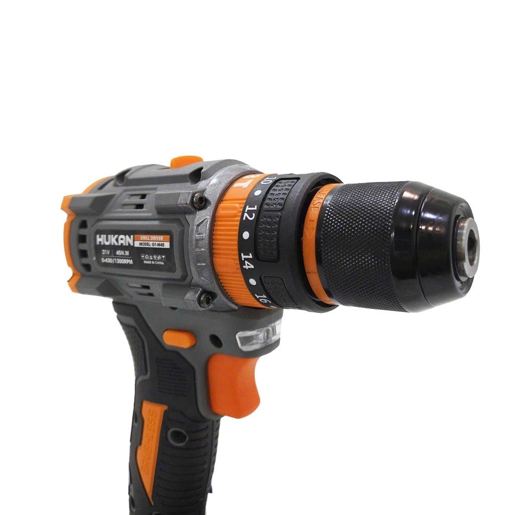 Combo máy HUKAN G1-CB01503, Bộ gồm Thân máy khoan pin + Thân máy siết bulong pin + Thân máy mài pin