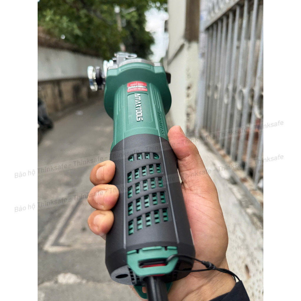 Máy Mài Góc Điện 100mm AMAXTOOLS AMD1300BL Động Cơ Không Chổi Than, Công Suất 1300W - 2000W, Siêu Bền Tốc Độ 11000v/p