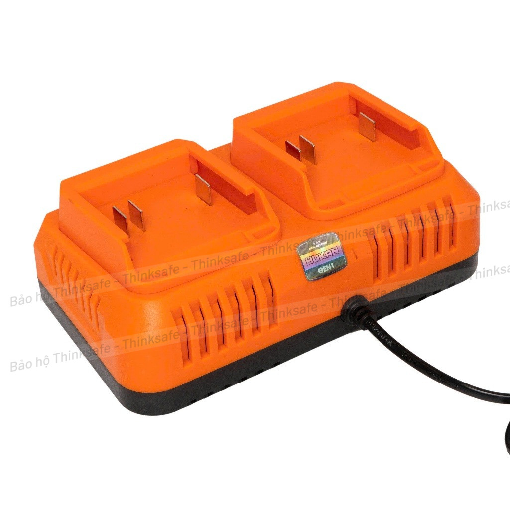 Sạc Đôi HUKAN G1-ADT0216, Công Suất 1.6A, Chân Phổ Thông, Bảo Vệ Quá Dòng, Quá Nhiệt, Đế Sạc Bàn Đôi