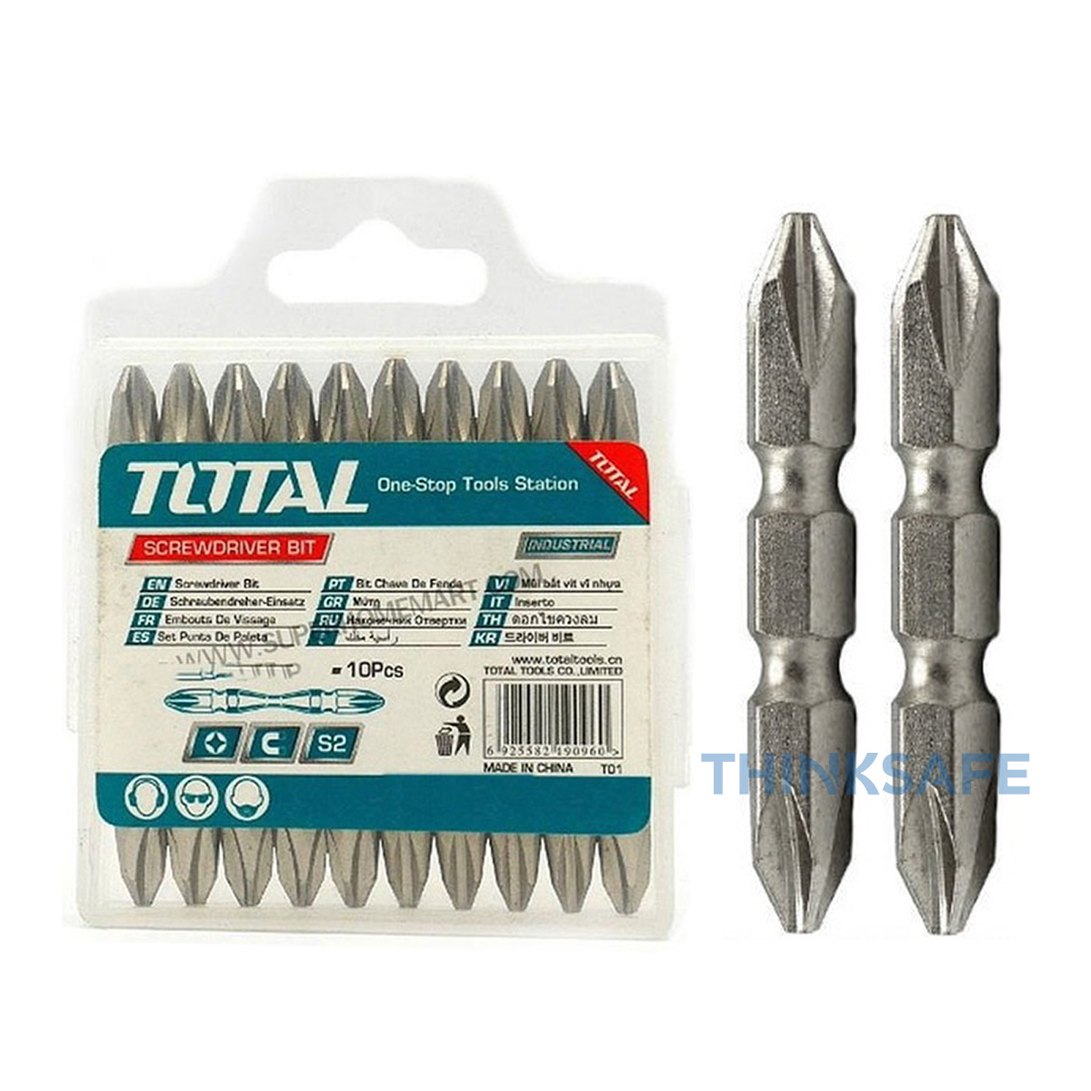 Mũi siết vít hai đầu TOTAL TAC16PH203IM