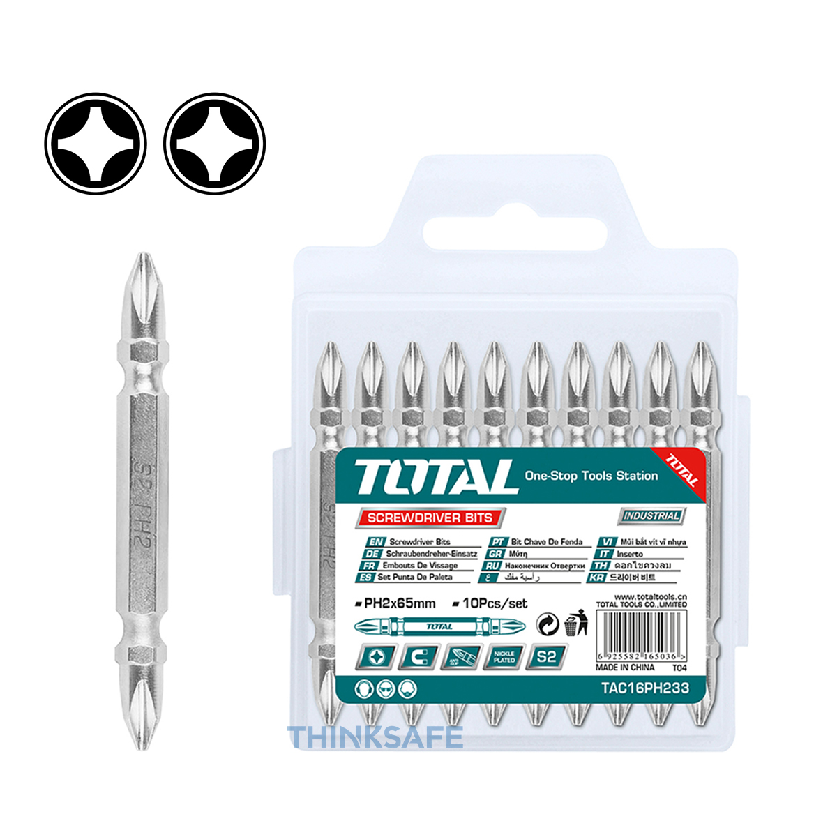 Mũi gắn vít TOTAL TAC461601, TAC16PH233, TAC16PH253 kích thước 60mm - 110mm