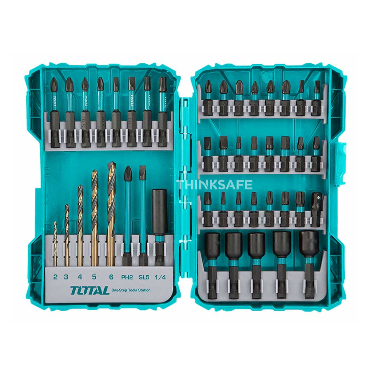 Bộ 45 mũi siết vít TOTAL TACSDL24502