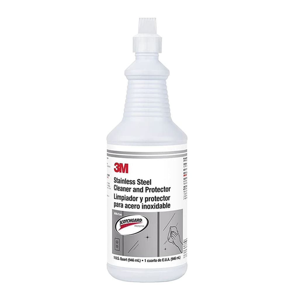 Chai hoá chất Tẩy Rửa Bảo Vệ Inox thép Không Gỉ 3M Stainless Steel Cleaner And Protector Scotchgard (Gốc Nước tem trắng)