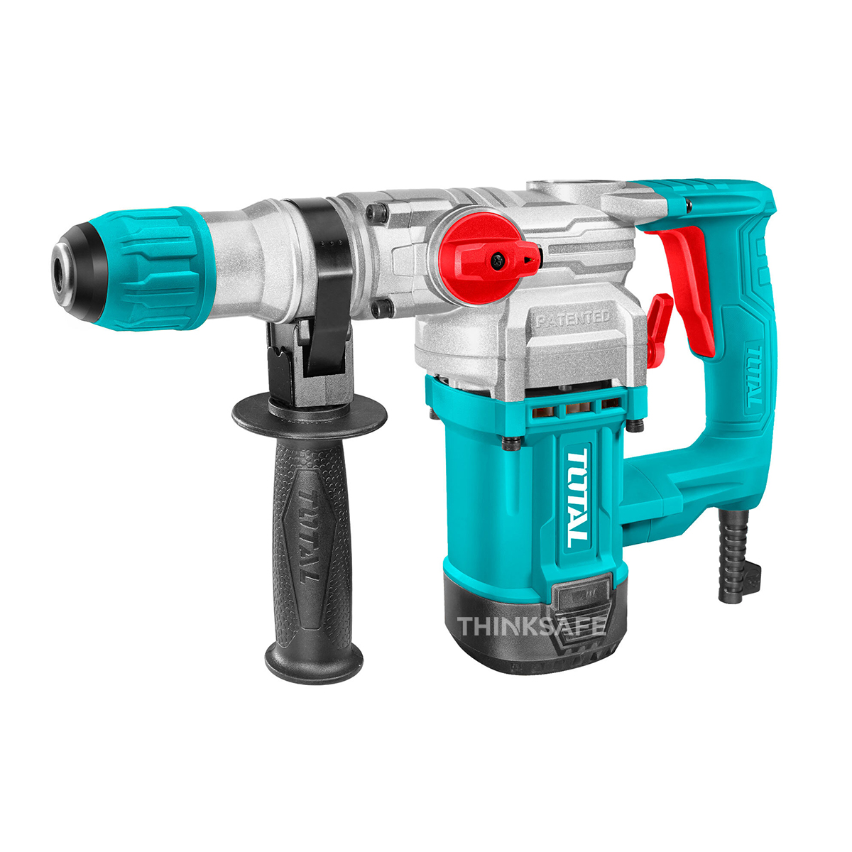 Máy khoan đục bê tông Total 1050W - 1800W đầu gài mũi SDS plus kèm 3 mũi khoan 2 mũi đục Máy khoan Total chính hãng