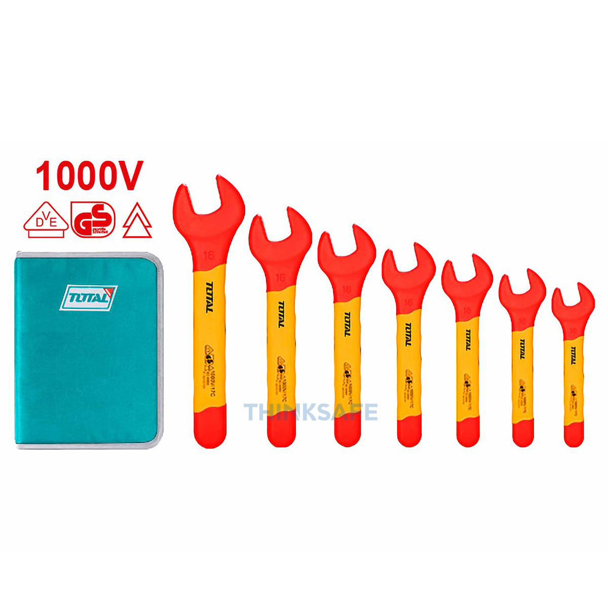 Bộ 7 cờ lê mở cách điện Total THKISPA0701