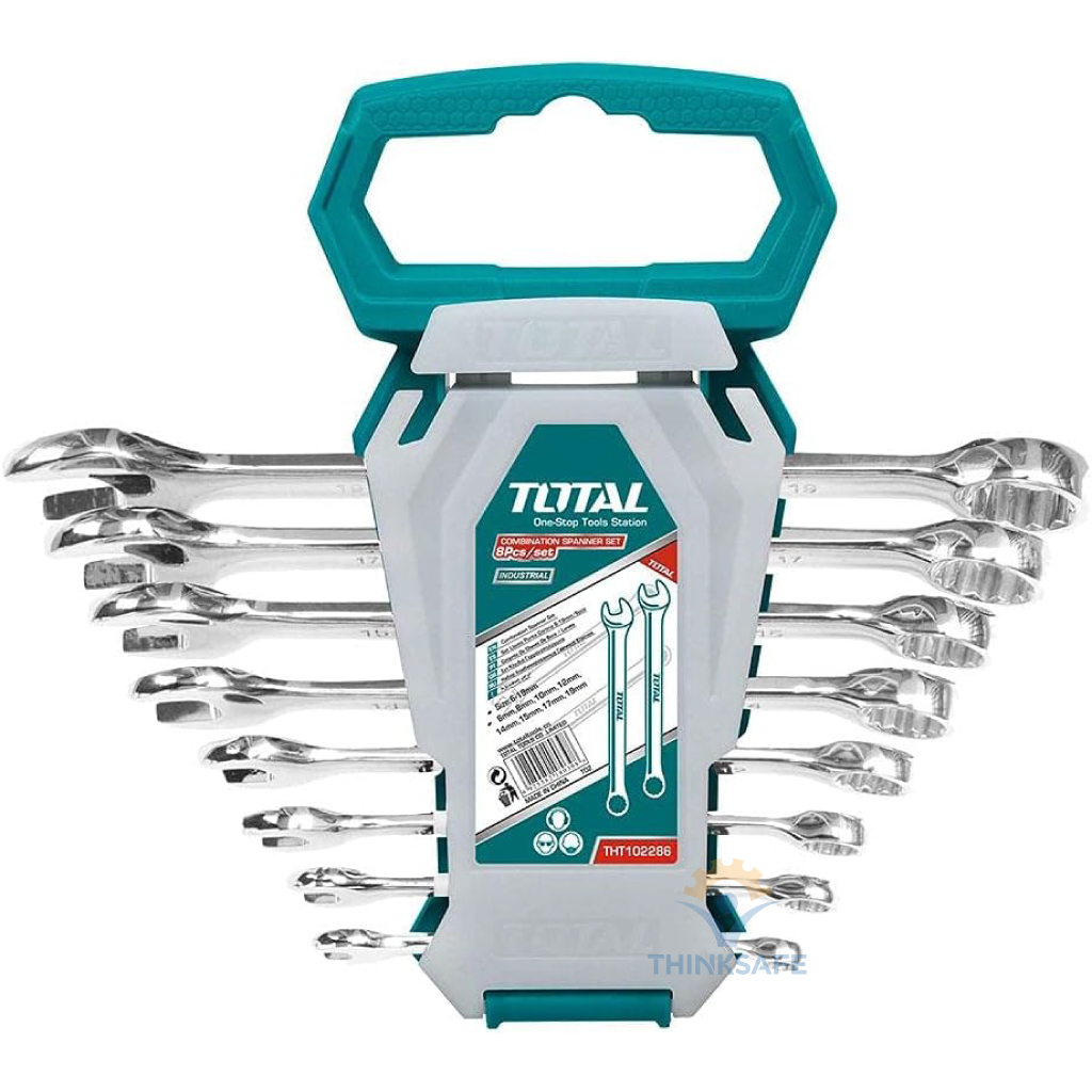 Bộ cờ lê vòng miệng Total THT102286