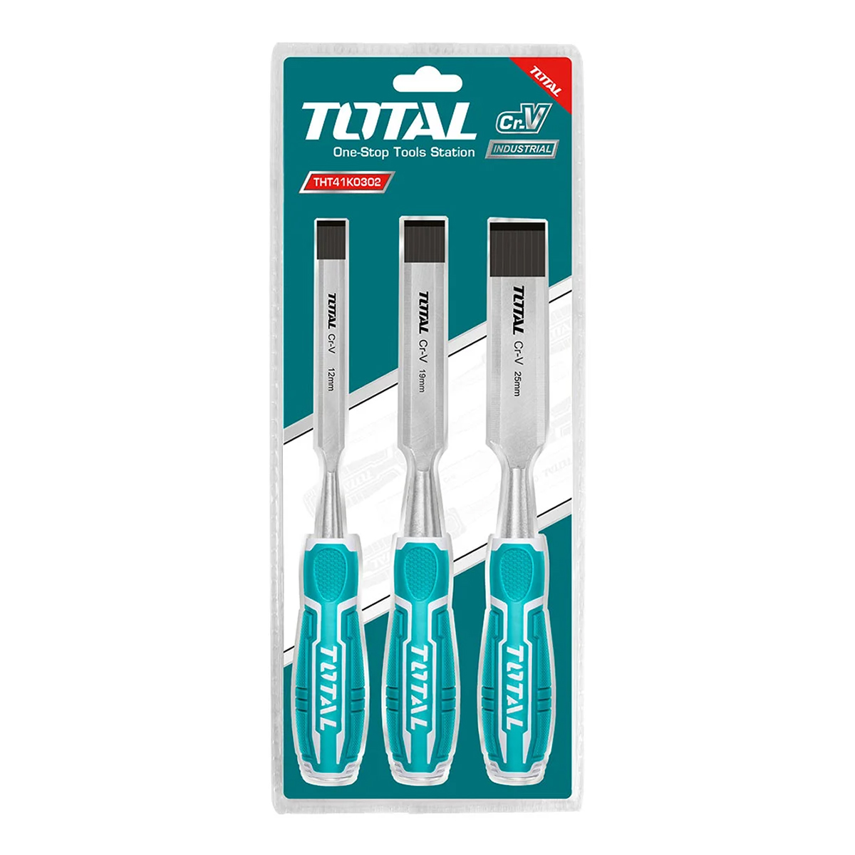 Bộ 3 đục gỗ TOTAL THT41K0302