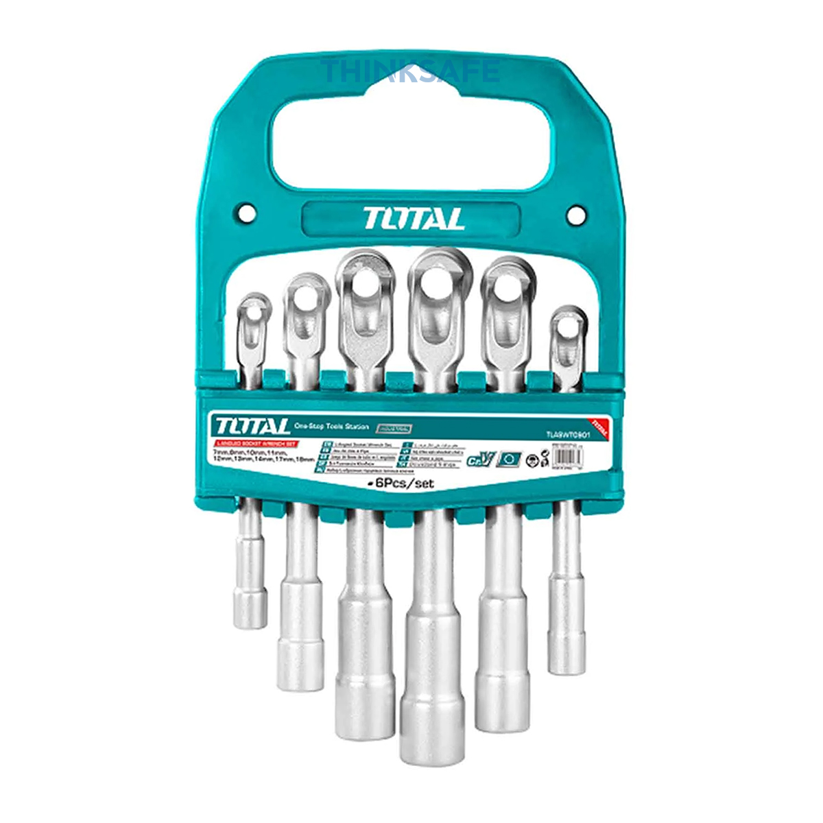 Bộ 6 chìa vặn góc L  TOTAL TLASWT0601