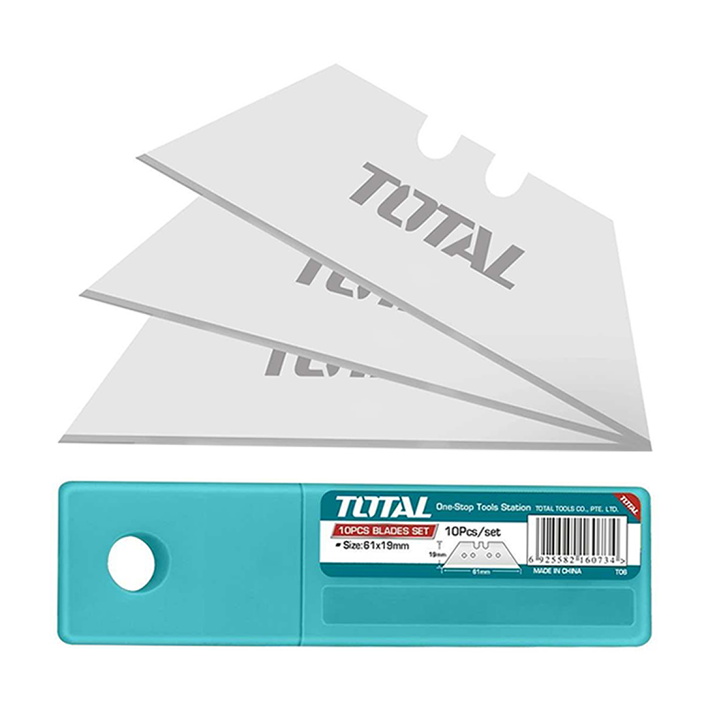 Bộ 10 lưỡi dao Total THT519611