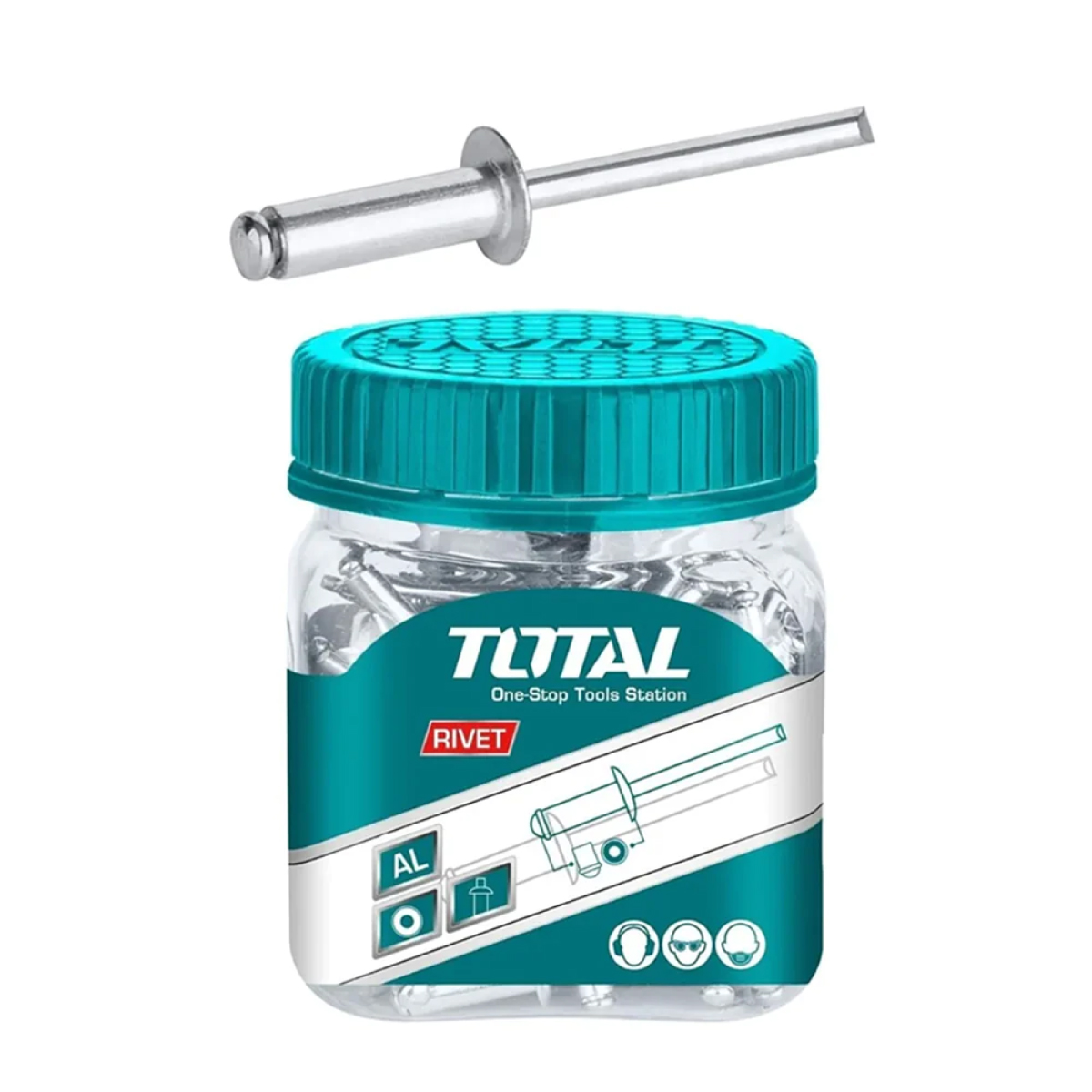 Đinh rive rút nhôm/inox 4.8x16mm TOTAL WJRT4801611
