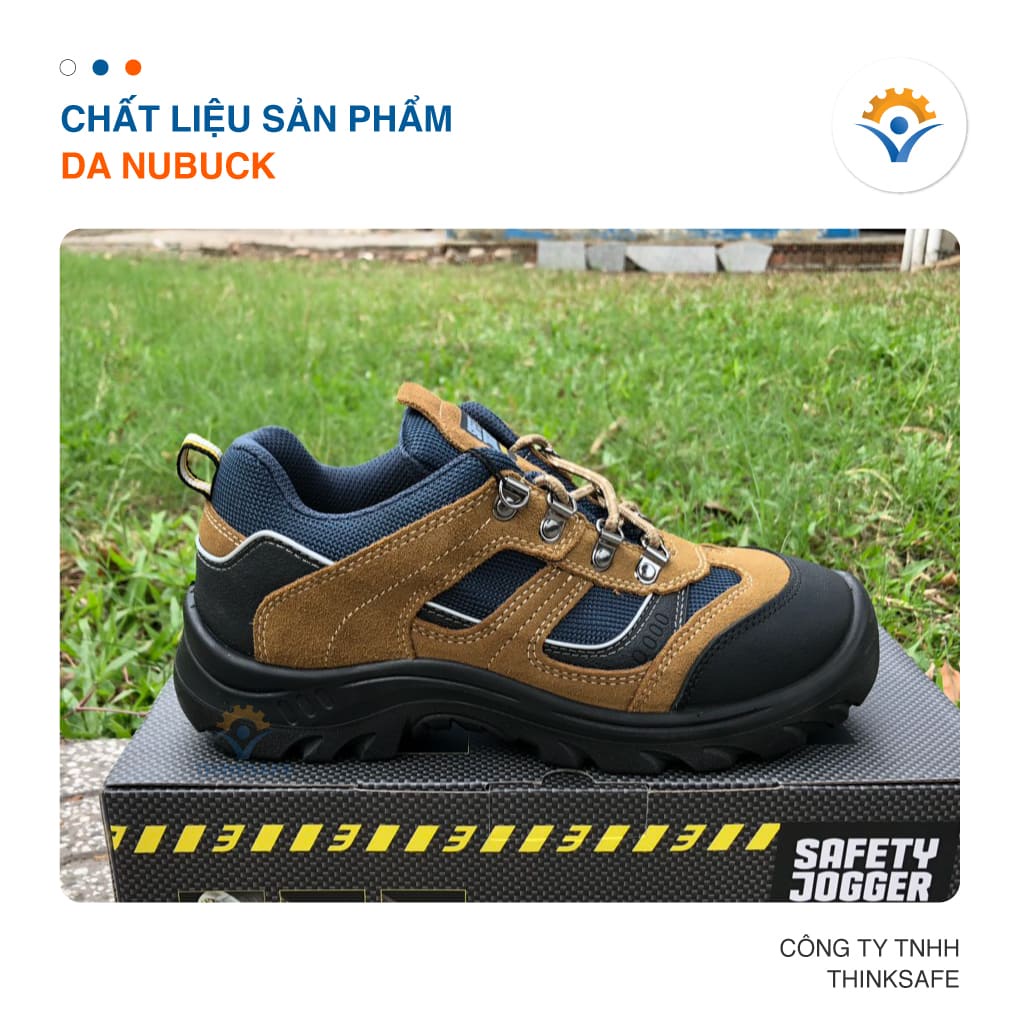 Giày bảo hộ Jogger X2020 da lộn chống đinh chống trượt thoáng khí Giày công trình chính hãng - THINKSAFE