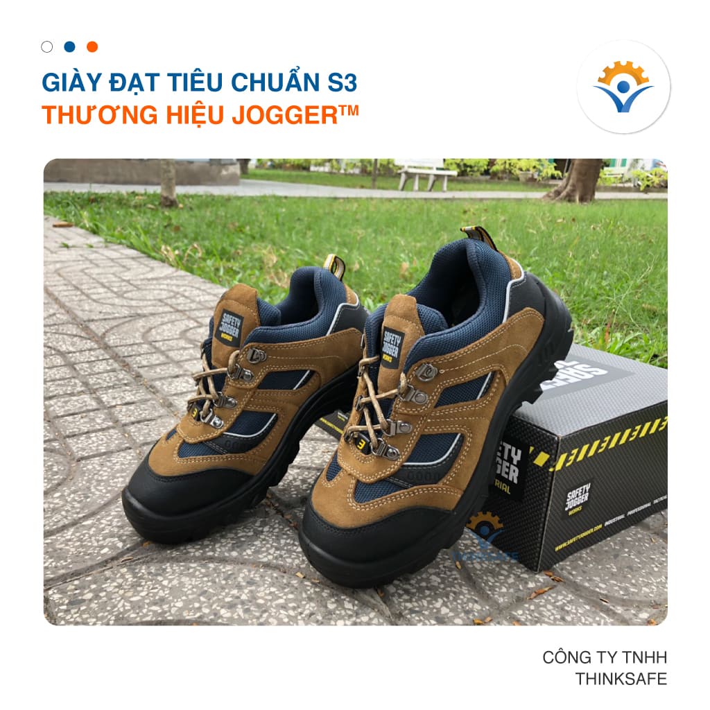 Giày bảo hộ Jogger X2020 da lộn chống đinh chống trượt thoáng khí Giày công trình chính hãng - THINKSAFE