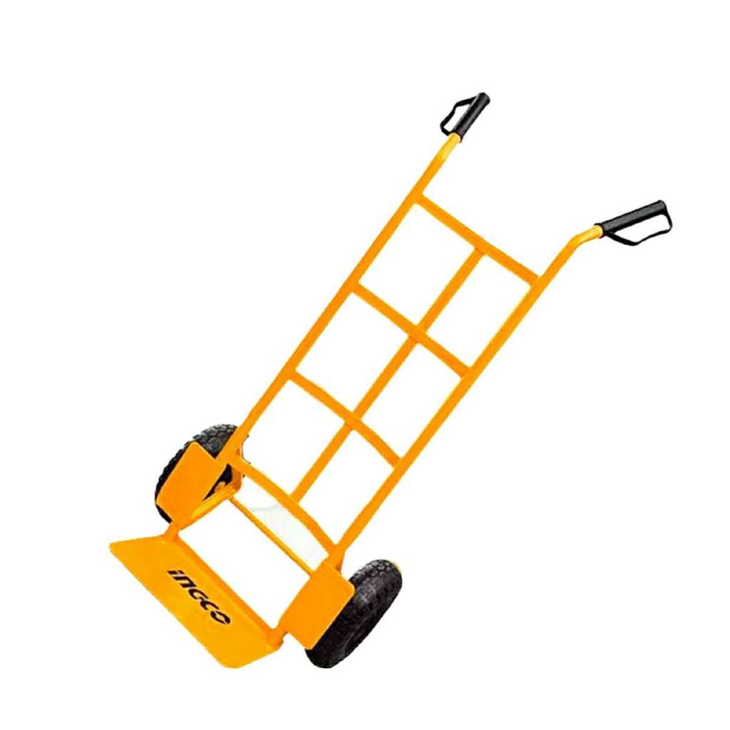 Xe đẩy hàng 2 bánh tay cầm INGCO HHHT20221, tải trọng 150kg, khung ống 25mm, tấm
