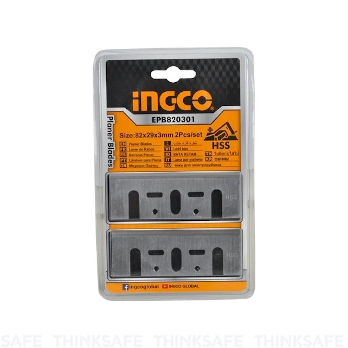 Lưỡi bào EPB820301 kích thước 82X29X3.0mm, chất liệu HSS sắc bén, bền bỉ - Thinksafe
