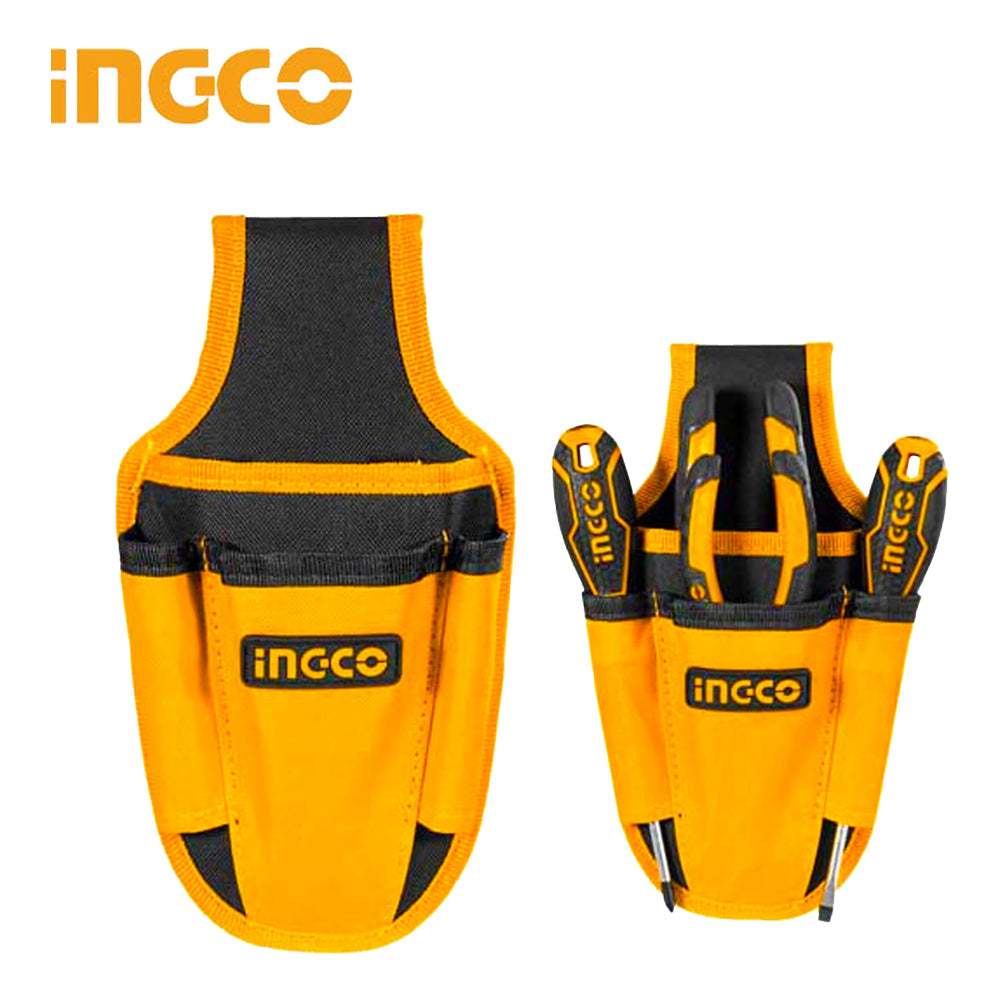 Túi Đeo Lưng Đựng Đồ Nghề 5kg INGCO HTBP04011 - Chất liệu Polyester 600D - 4 Ngăn, Nhiều Túi Nhỏ - Thinksafe