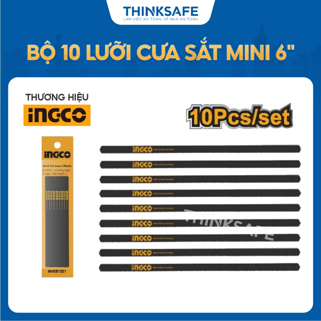 Bộ 10 Lưỡi Cưa Sắt Mini 6