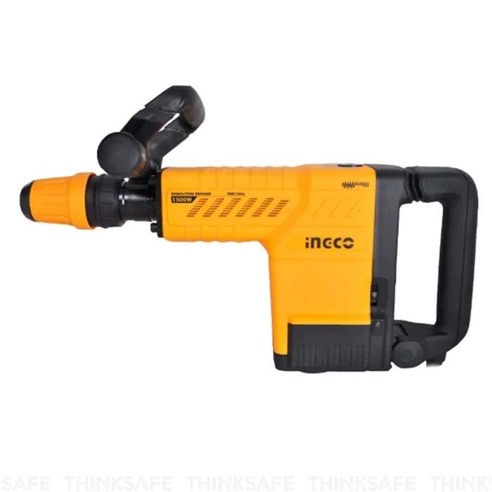 Máy đục bê tông INGCO PDB15006 công suất 1500W tốc độ 1000-1900bmp lực đập 6-25J chống rung Máy khoan đục - Thinksafe