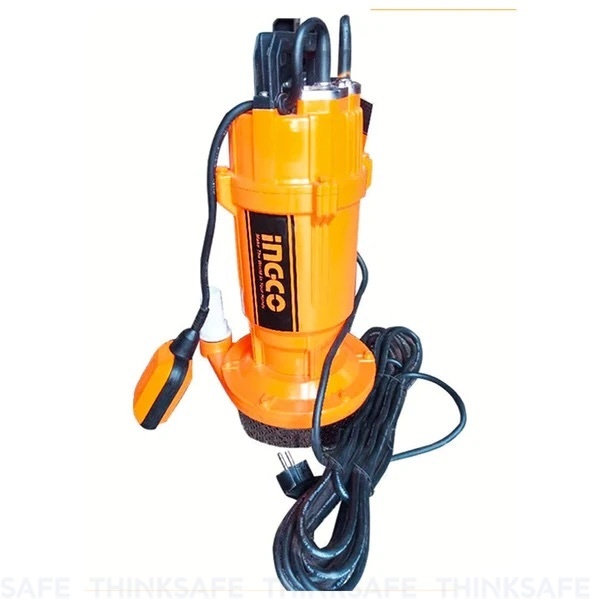 Máy bơm chìm nước sạch INGCO công suất 400W, 500W, 750W, mô tơ dây đồng, công tắc phao Máy bơm nước không gỉ - Thinksafe