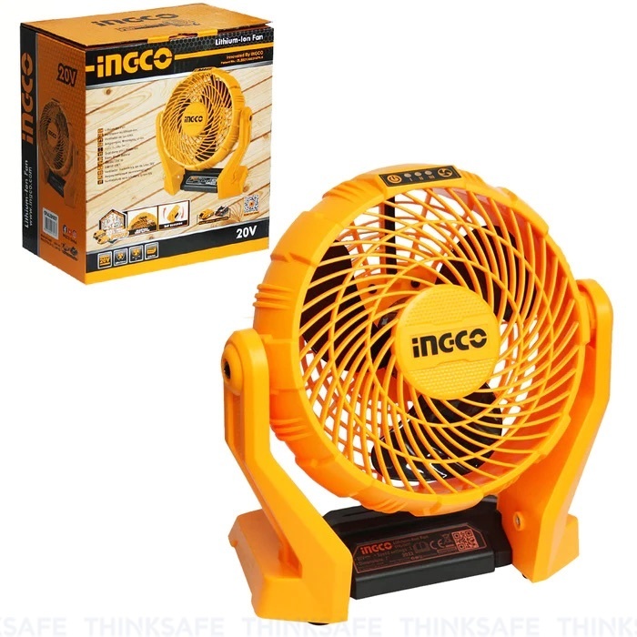 Quạt pin 20V INGCO CFALI2007, Điện áp 20V, Kích thước 7