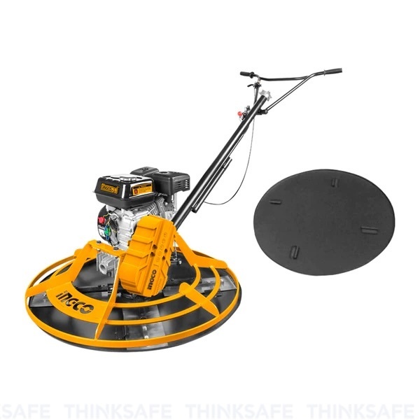 Máy xoa nền bê tông INGCO GPT361-2 dùng xăng, công suất 6.5HP, 4 lưỡi cắt kích thước 35X15cm Máy đầm - Thinksafe