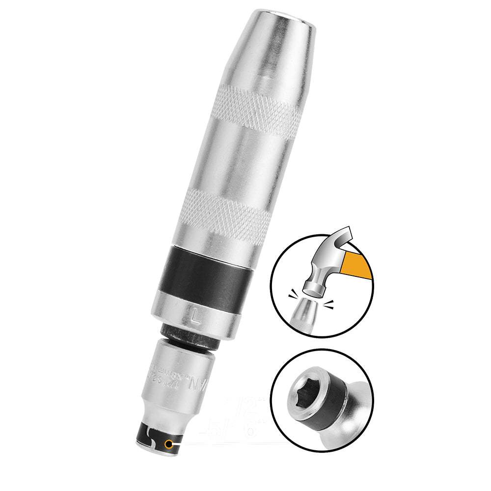 Bộ tua vít đóng 13 chi tiết INGCO HIDS1301 chất liệu thép crv, 13 chi tiết, Xử lý nhiệt, đầu vặn mạ niken - Thinksafe