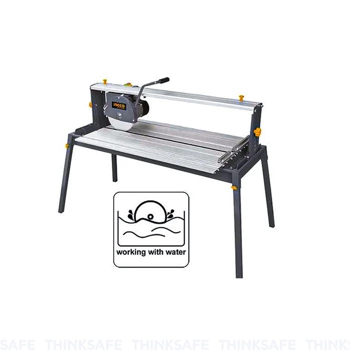 Máy cắt gạch bàn INGCO PTC11002 1100W, lưỡi 250x25.4mm, bàn cắt 1060×510mm - Thinksafe