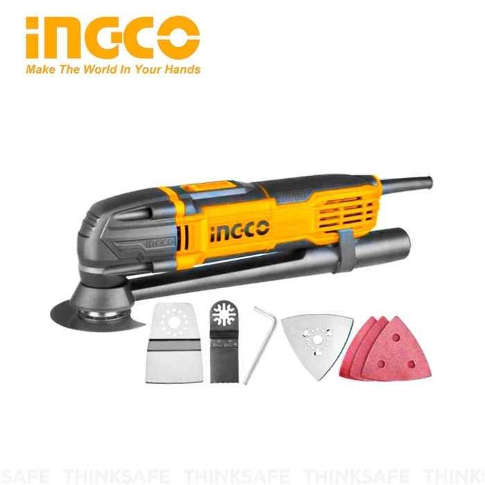 Máy cắt rung đa năng INGCO MF3008 220V, Công suất 300W, đầy đủ phụ kiện đi kèm - Thinksafe