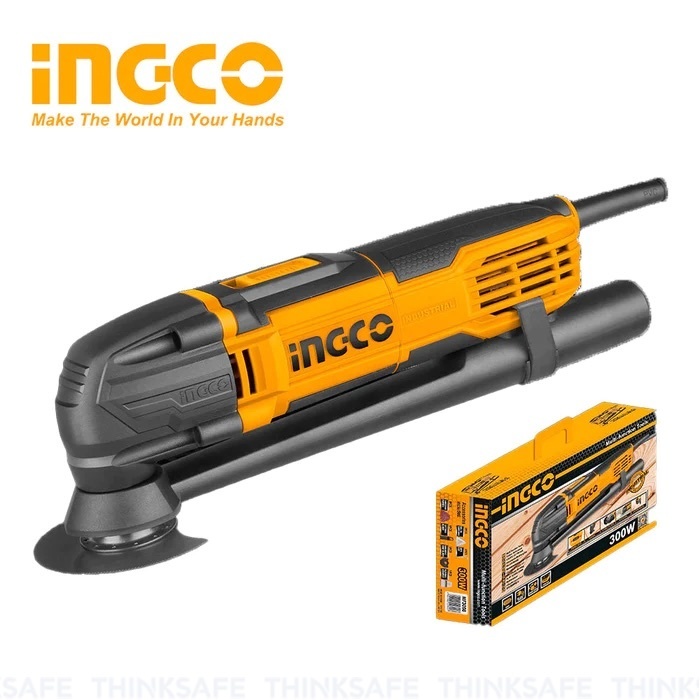 Máy cắt rung đa năng INGCO MF3008 220V, Công suất 300W, đầy đủ phụ kiện đi kèm - Thinksafe