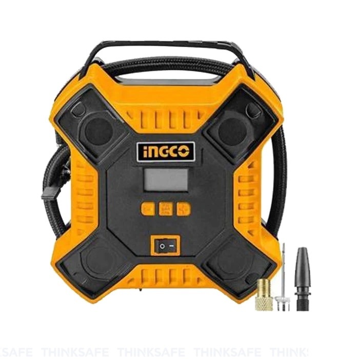 Kiểm tra áp suất lốp xe ô tô INGCO AAC1601, áp suất tối đa 160 PSI, dây nguồn 3M - Thinksafe