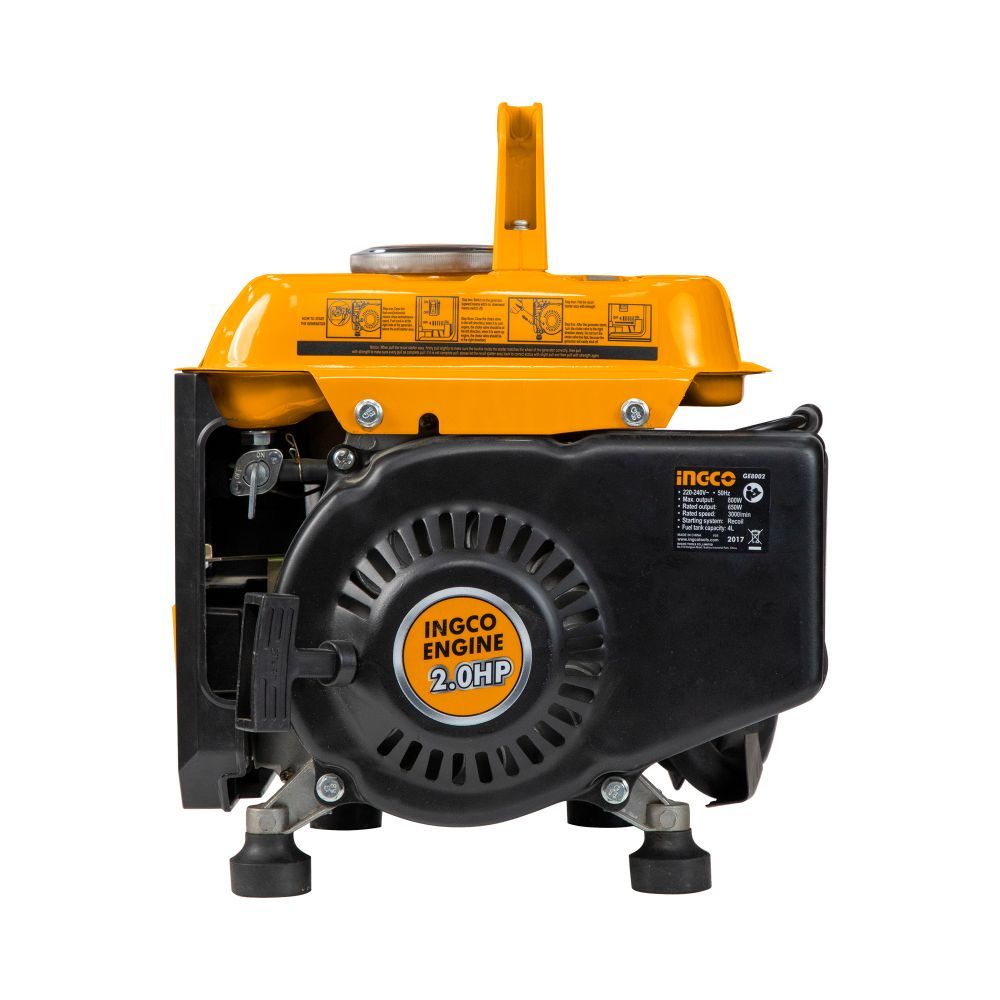 Máy phát điện xăng INGCO điện thế 220-240V, công suất cực đại 0.8W đến 7.5 KW, loại dây đồng và dây nhôm - Thinksafe