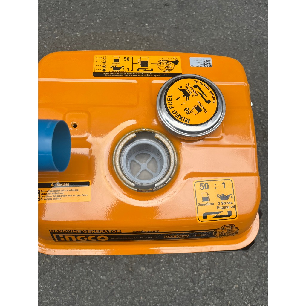 Máy phát điện xăng INGCO điện thế 220-240V, công suất cực đại 0.8W đến 7.5 KW, loại dây đồng và dây nhôm - Thinksafe