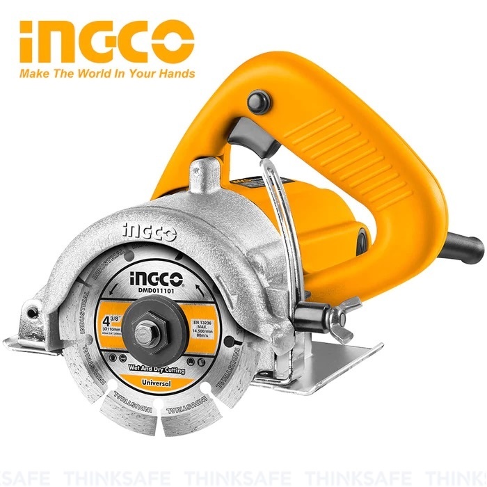 Máy cắt đá INGCO MC14008 - Điện thế 220V, Công suất 1400W, Tốc độ 13000 v/p, lưỡi 110mm x 20mm - Thinksafe