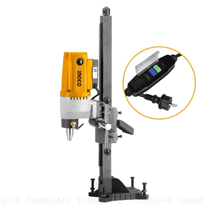 Máy khoan ống INGCO DDM28001 2800W, Lưỡi 355x25,4x3mm, Cắt bê tông, đá, gạch. Bánh xe tiện ích - Thinksafe
