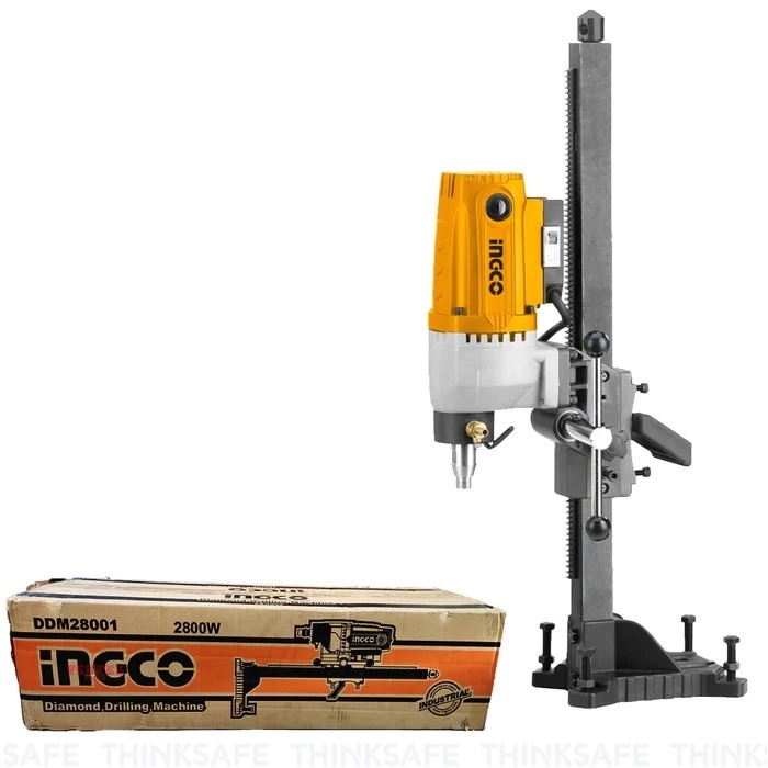 Máy khoan ống INGCO DDM28001 2800W, Lưỡi 355x25,4x3mm, Cắt bê tông, đá, gạch. Bánh xe tiện ích - Thinksafe