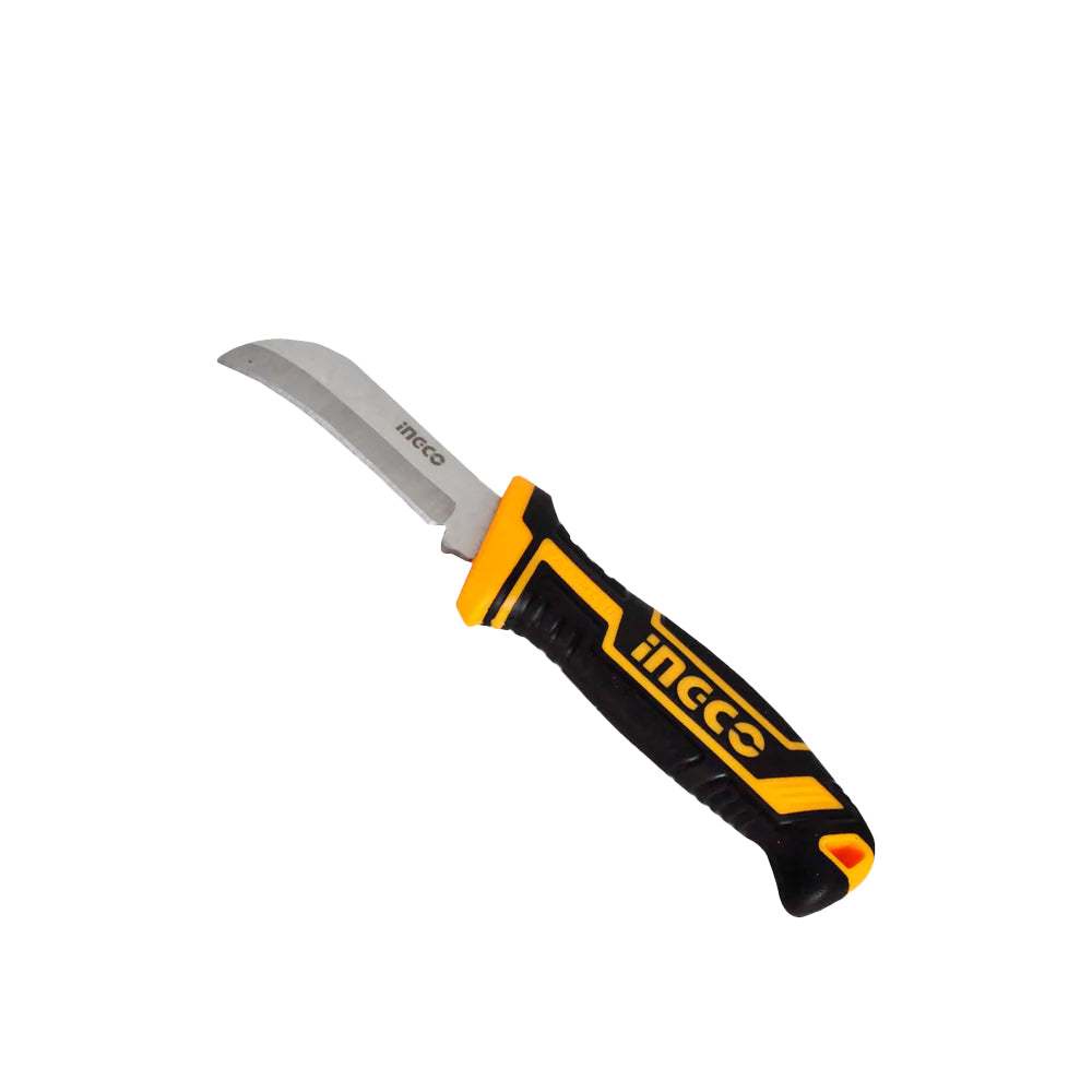 Dao tước dây điện lưỡi cong INGCO HPK82001 200mm, thép đặc biệt 2.5mm - Thinksafe