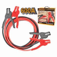 Dây cáp sạc bình INGCO chất liệu đồng, đường kính ngoài dây cáp 8-10mm, dây câu bình ắc quy 200 đến 600AMP - Thinksafe