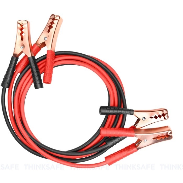 Dây cáp sạc bình INGCO chất liệu đồng, đường kính ngoài dây cáp 8-10mm, dây câu bình ắc quy 200 đến 600AMP - Thinksafe
