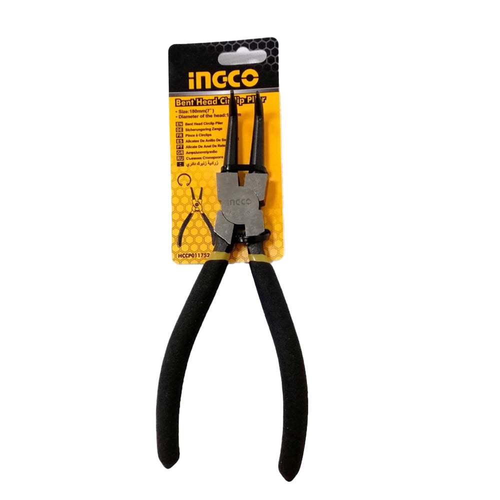Kìm mở vòng mũi cong INGCO HCCP011752 7inch/180mm, đầu 1.8mm thép carbon - Thinksafe.