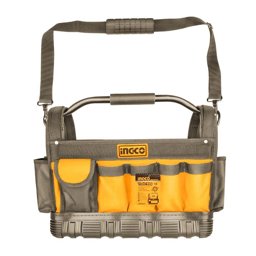 Giỏ đựng công cụ INGCO HTBGL01, 16 inch, polyester 600D, tay cầm thép, dây đeo mạnh mẽ - Thinksafe